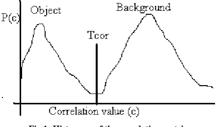 Fig 1: Histogram of the correlation matrix 