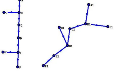 Fig 4: Simple non-isomorphic graphs satisfying first two properties of a graph 