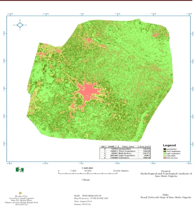 Fig. 3. Land use map of Imo State