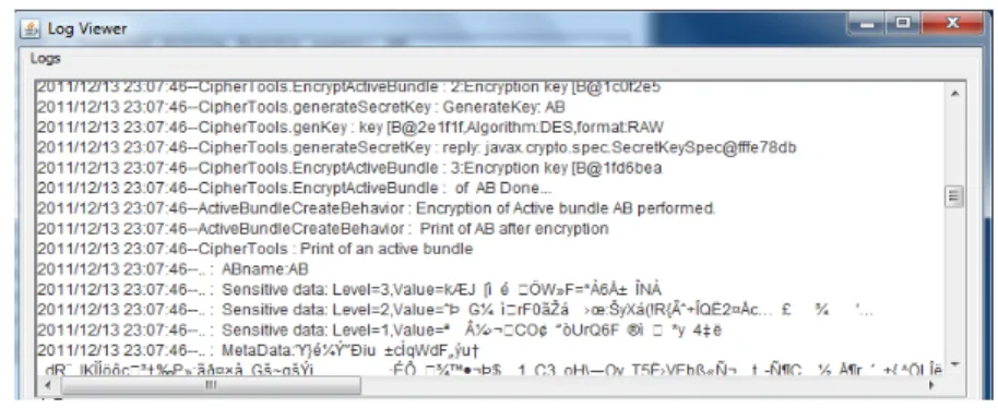 Fig. 4. AB processing logs GUI.  
