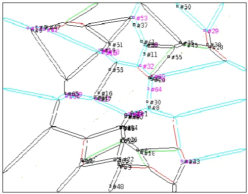 Fig. 2: A snapshot of the city scenario mobility 