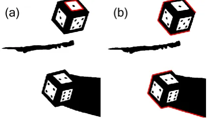 Fig 4: The frame after thresholding 