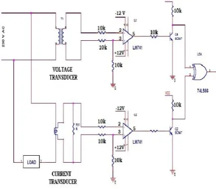 Fig 3: Input and Output of ZCD 