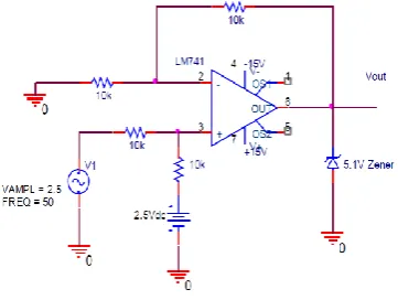 Fig 6 : Level shifter circuit 