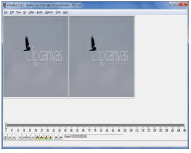 Fig 7: AVI video in Virtual Dub 