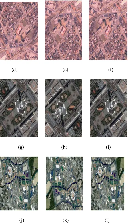 Fig.6 : A few more examples of reference image, input image and registered image 
