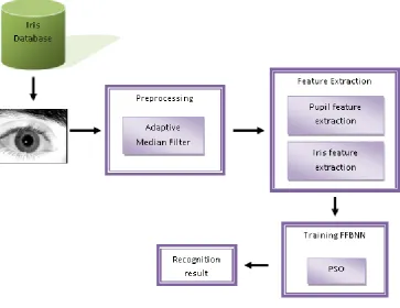 Figure 1: Architecture of proposed iris recognition system 