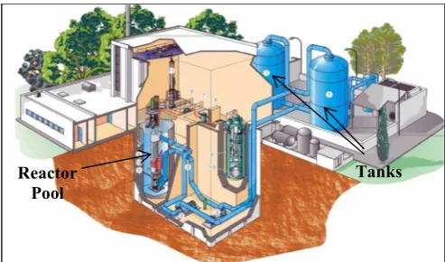 Fig. 5. View of the primary cooling system of CABRI (blue) 