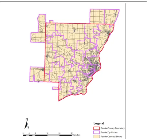 Table 1 Breast Cancer Cases by Stage in Kane and Peoria,1998-2002