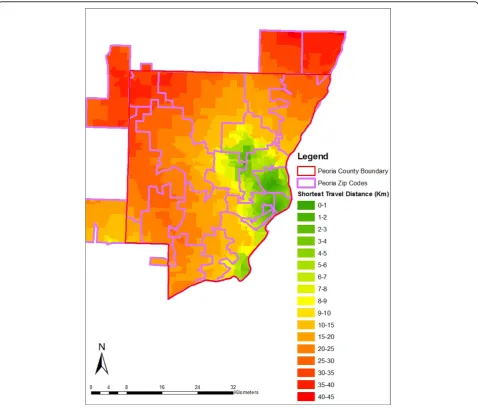 Table 3 Summary Statistics for Travel Distance toMammography at the Block Zip Code Levels