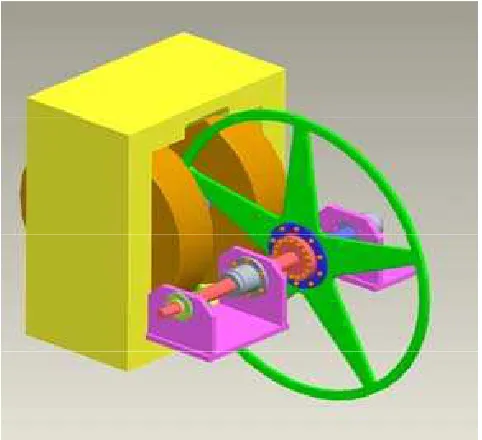 Figure 1.8: Design for the rotating target for the ILC positron source.