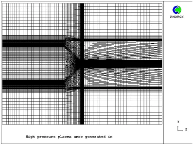 Figure 3.12. Grid system used for simulation