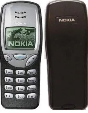 Fig. 1.4: Nokia 3210, the first mobile phone with an internal antenna