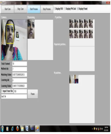 Figure 4. Snapshot of GUI of Generic TLD based Object Detector 