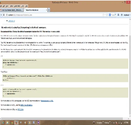 Figure 3: Web Service A 