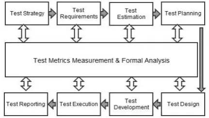 Figure 1:  Test Development and Execution Process scheme. 
