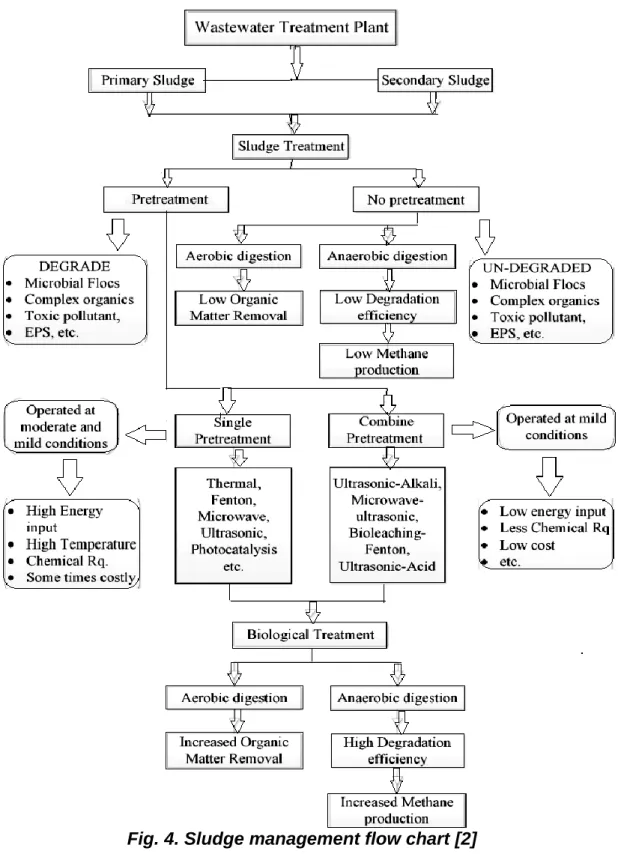 Fig. 4. Sludge management flow chart [2] 