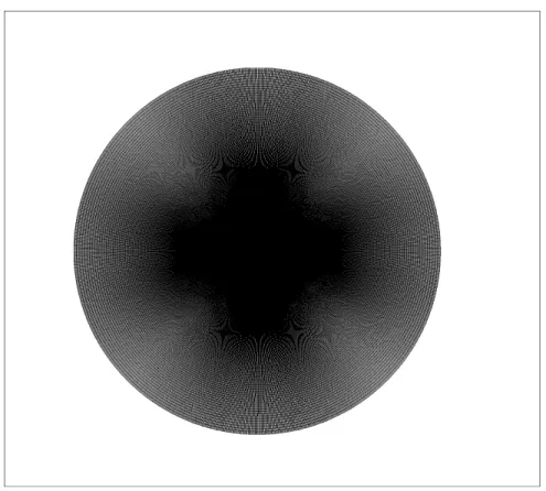 Figure 4.4 Visualization of the high-fidelity model computational mesh.
