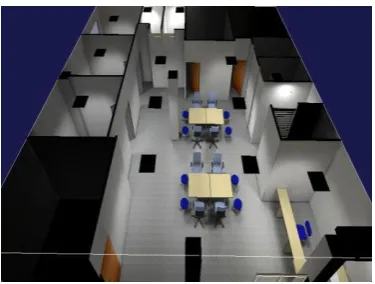Fig 6 : Lighting simulation of surgery department 