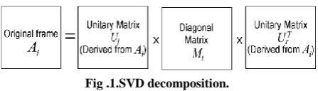 Fig .1.SVD decomposition.   
