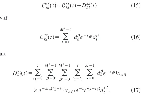 FIG. 1. We illustrate correlations among scalar glueballs �ated by a closed Wilson loopantiquark