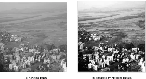 Figure 10-.A closer look of Original image (a) & Enhanced Image by Proposed method (b) 