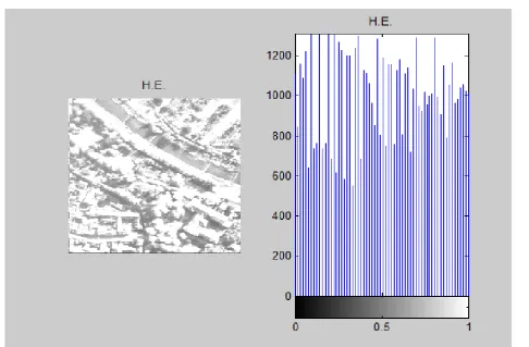 Figure 3-Original Image1 with its histogram 