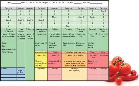 Figure S1 Food Log.