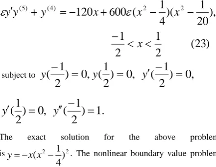 Table 4: Numerical results for Example 4
