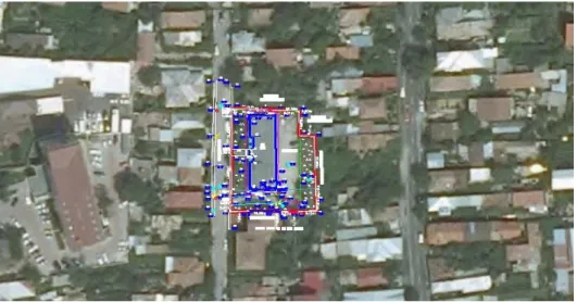 Figure 1. Location of the building in the area 