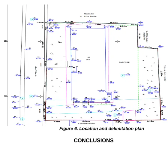 Figure 6. Location and delimitation plan 