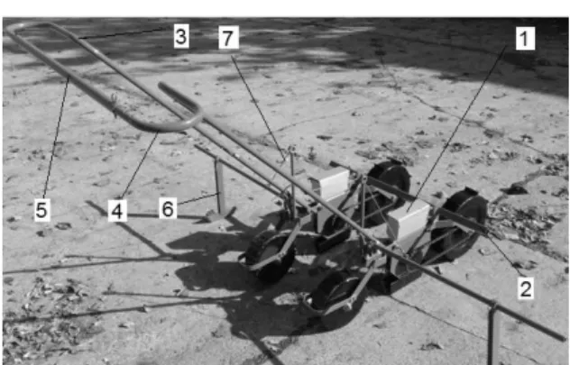 Fig. 1 Sowing equipment for medicinal and aromatic plants SPM-0 