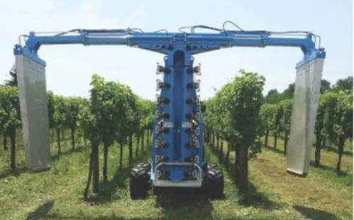Fig. 1 –Duo Wing Jet Hill spraying machine [11]  Also,  IDEAL  SRL  (Italy)  produces 