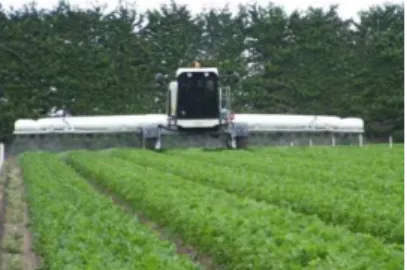 Fig. 3 –AIR RIDE – Model AR 3000 spraying machine [14]  Fig.  4  presents  a  Househam  Veg 