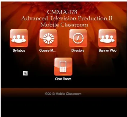Fig. 1. Opening interface of mobile app 