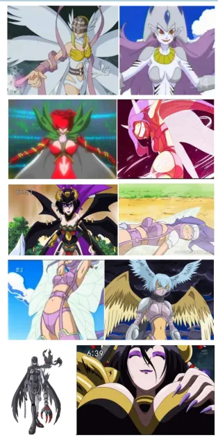 Figure 11. Shots from Digimon TV series. 