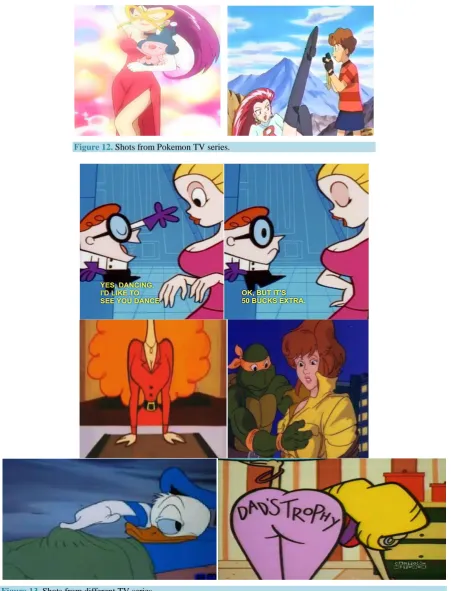 Figure 12. Shots from Pokemon TV series. 