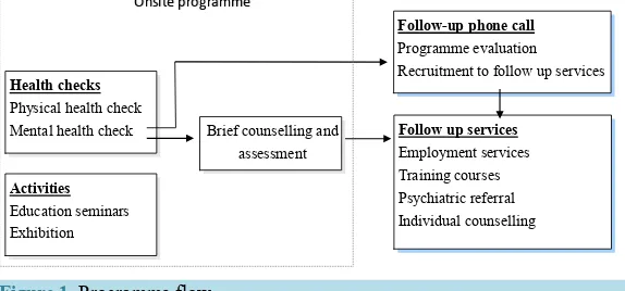 Figure 1. Programme flow.                                          