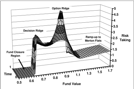 Figure 2.  One-Period Optimal Risky Investment with Endogenous Shutdown 