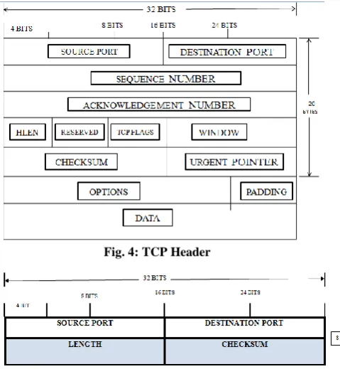 Fig. 4: TCP Header 
