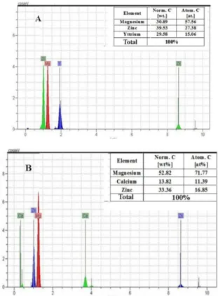 Fig. 3. The result of XRD analysis for the cast alloy.  