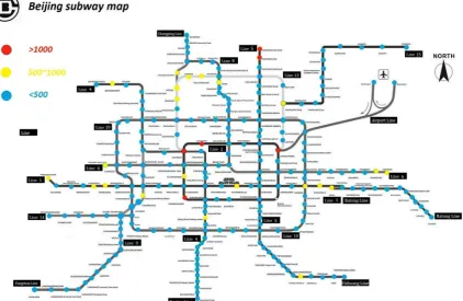 Figure 3. The hot spot diagram of the passenger source. 