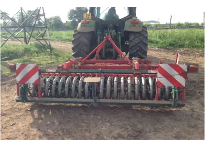 Fig. 3. Shredding and leveling roller. 