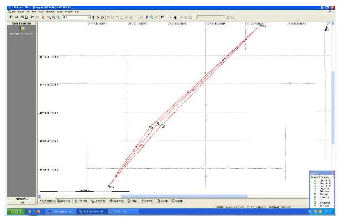 Fig. 2. The sketch of GPS-determined points