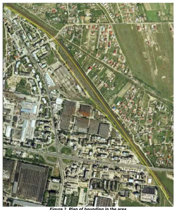 Figure 2. Plan of bounding in the area