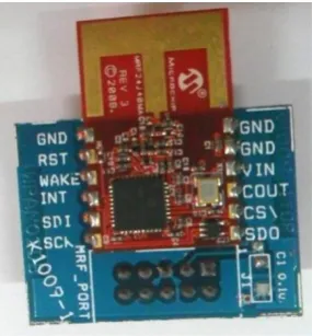 Figure 12: Interfacing diagram for RF module with microcontroller (Display Unit) 