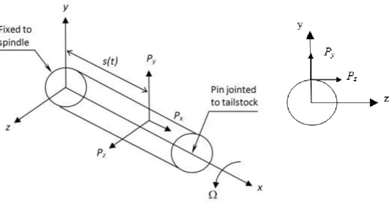 Figure 2.7: Torque and bending moment generated from Px and Pz force 