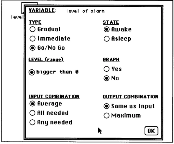 Figure 4.7: Information Box of an 'immediate' Variable 