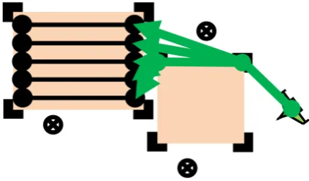 Figure 8 is shown at the same instant as only the assignment of the green vehicle changes and heads to the new search area