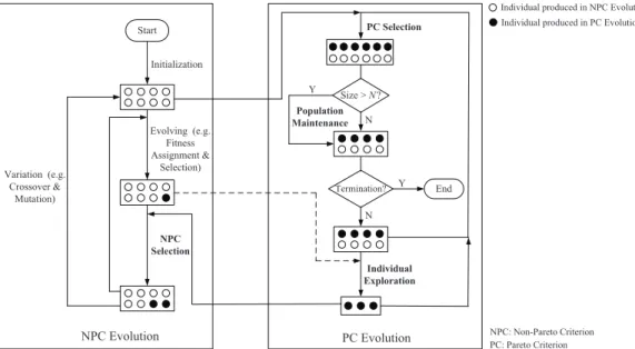 Fig. 2. Overall framework of bi-criterion evolution.